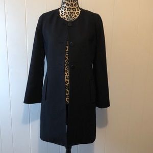 Talbots CollarLess Coat NWT